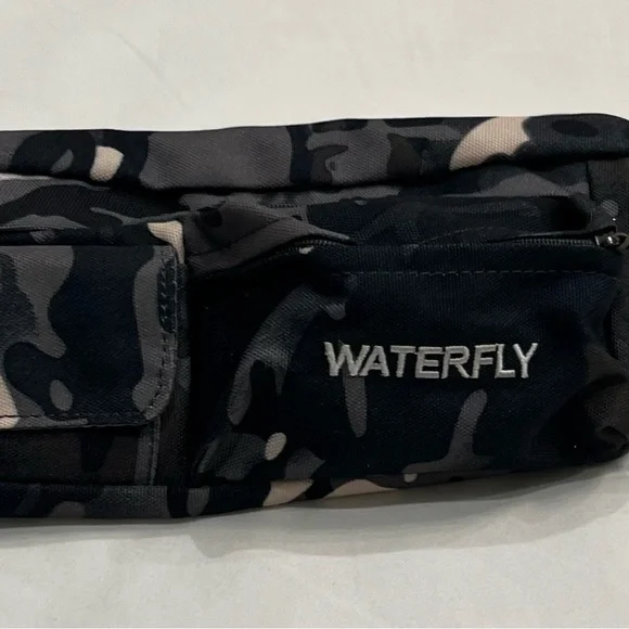 WATERFLY Fanny Pack for Women Men Water Resistant Belt Bag 4 Pockets - Picture 11 of 13